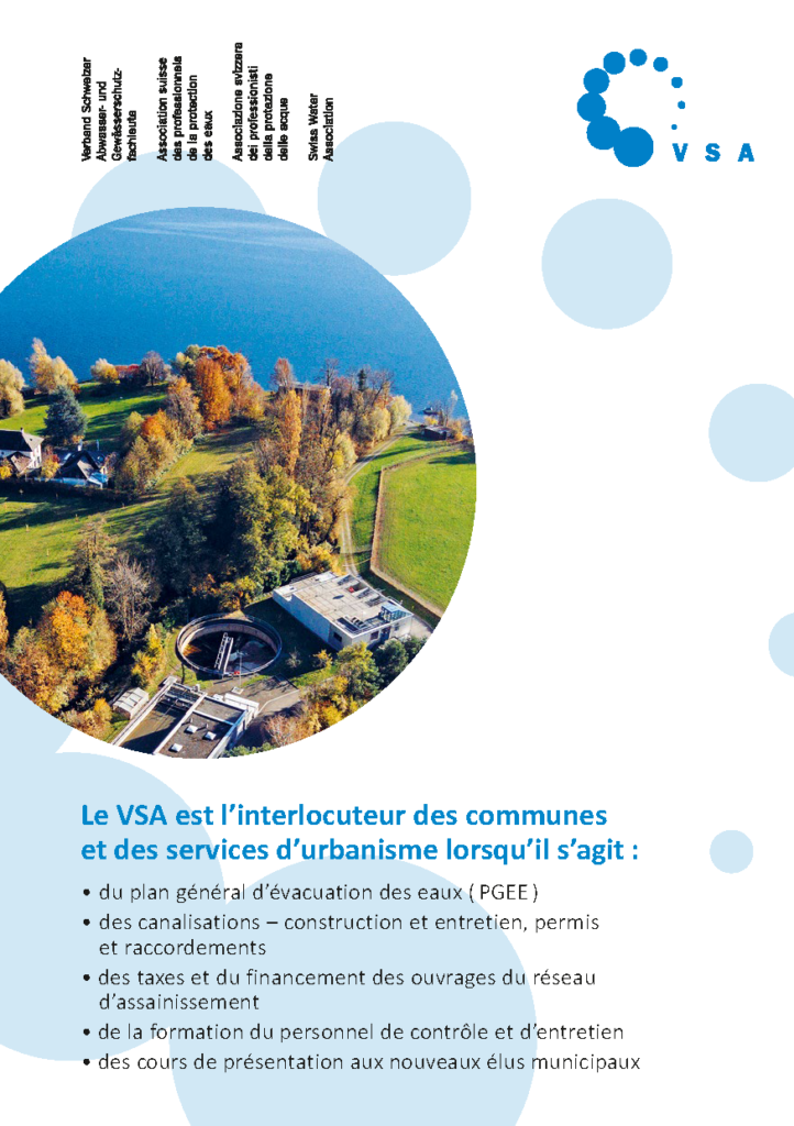 das Cover einer Broschüre mit dem Bild eines Sees.