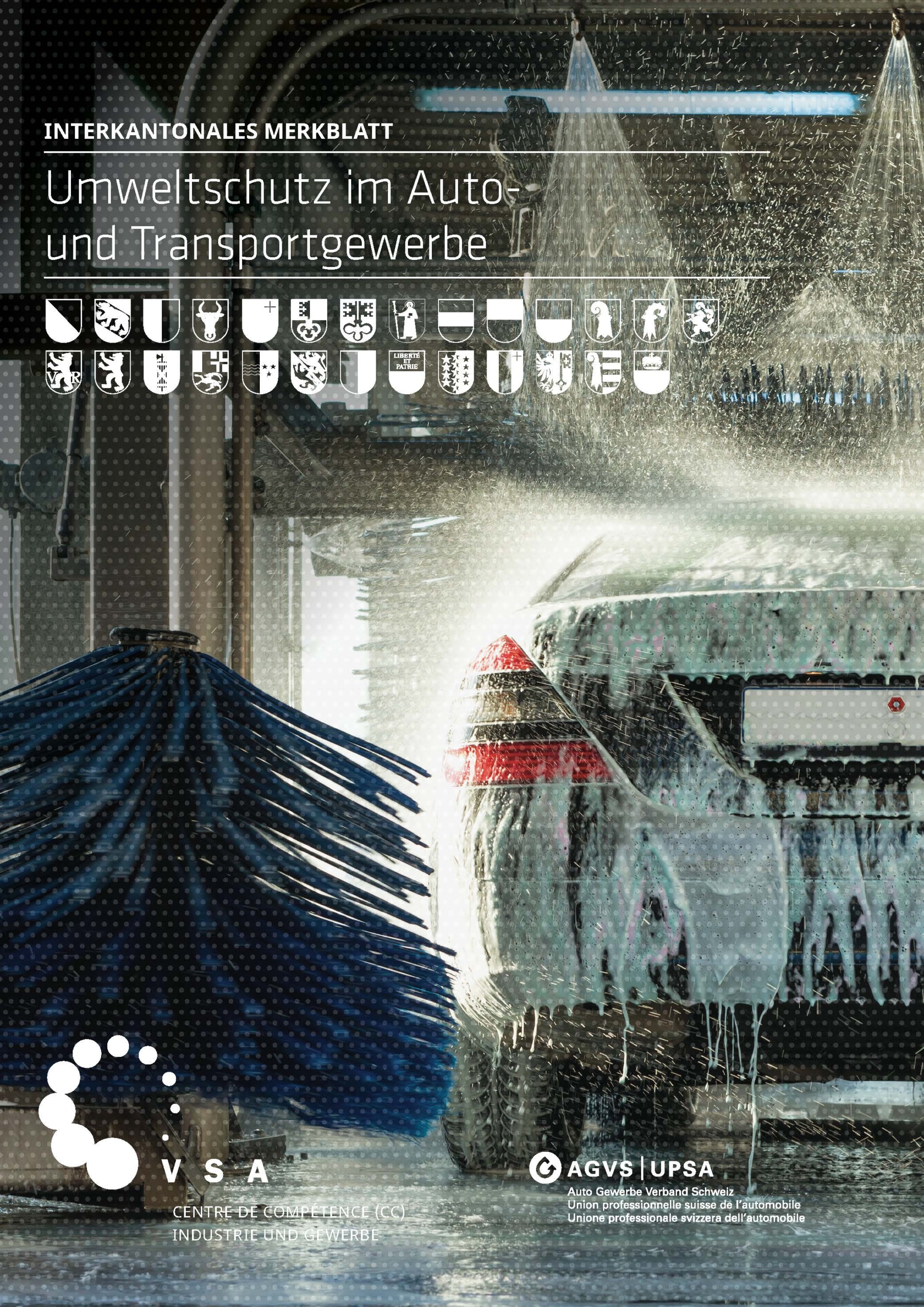 Merkblatt (interkantonal): Umweltschutz im Auto- und Transportgewerbe