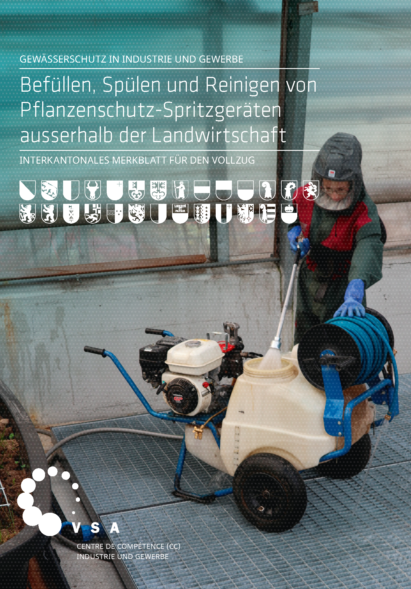 Merkblatt (interkantonal): Befüllen, Spülen und Reinigen von Pflanzenschutzspritzgeräten ausserhalb der Landwirtschaft