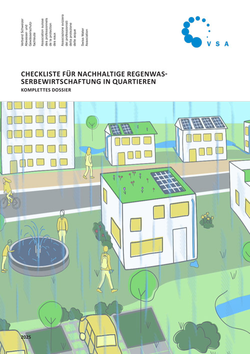 Checkliste für nachhaltige Regenwasserbewirtschaftung in Quartieren